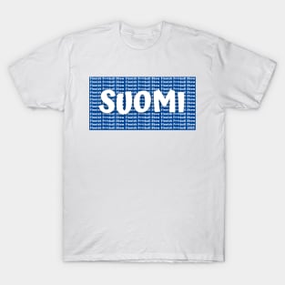 FFS Team Colours – Suomi white on blue T-Shirt